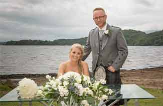 wedding photography Loch Lomond